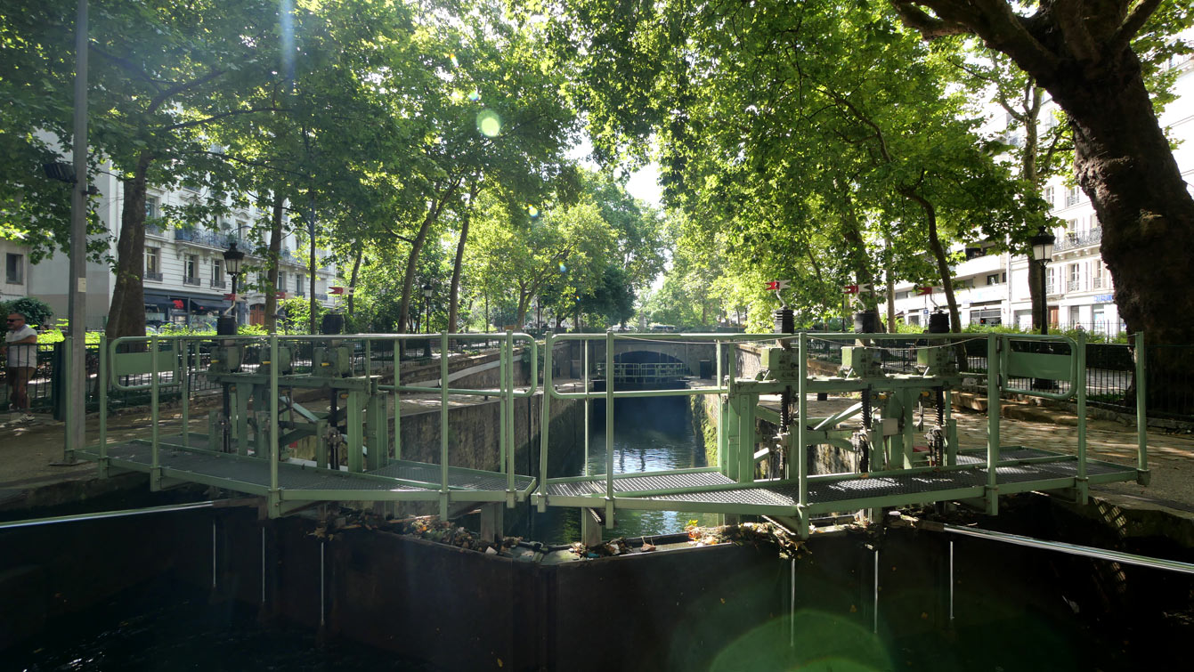 Les écluses du canal Saint-Martin