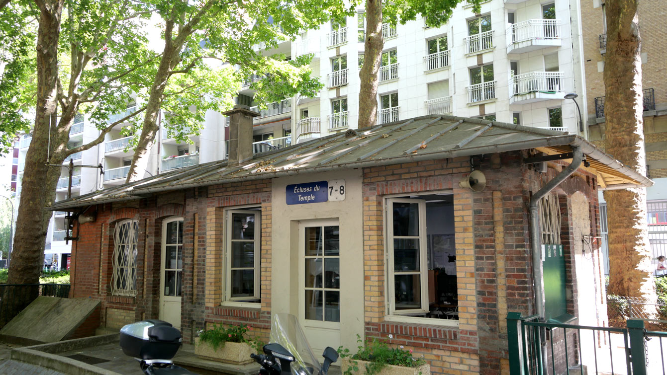 Le poste de commandement du canal Saint-Martin. 
