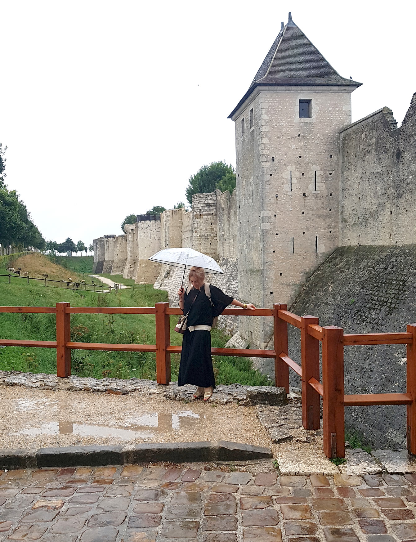 Les remparts de la ville fortifiée de Provins