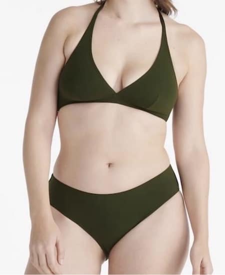 Gang Full-cup triangle bikini vert - Eres
