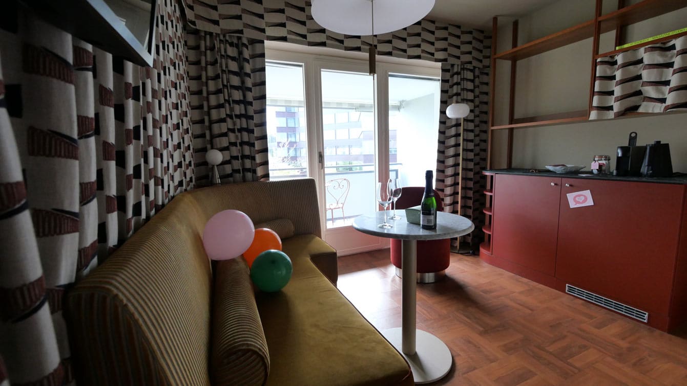Studio avec balcon de l'hôtel Locke am Platz Zurich Enge
