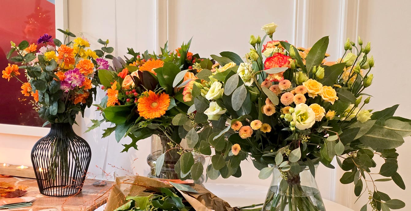 Les créations florales de Florajet pour cet automne 2025