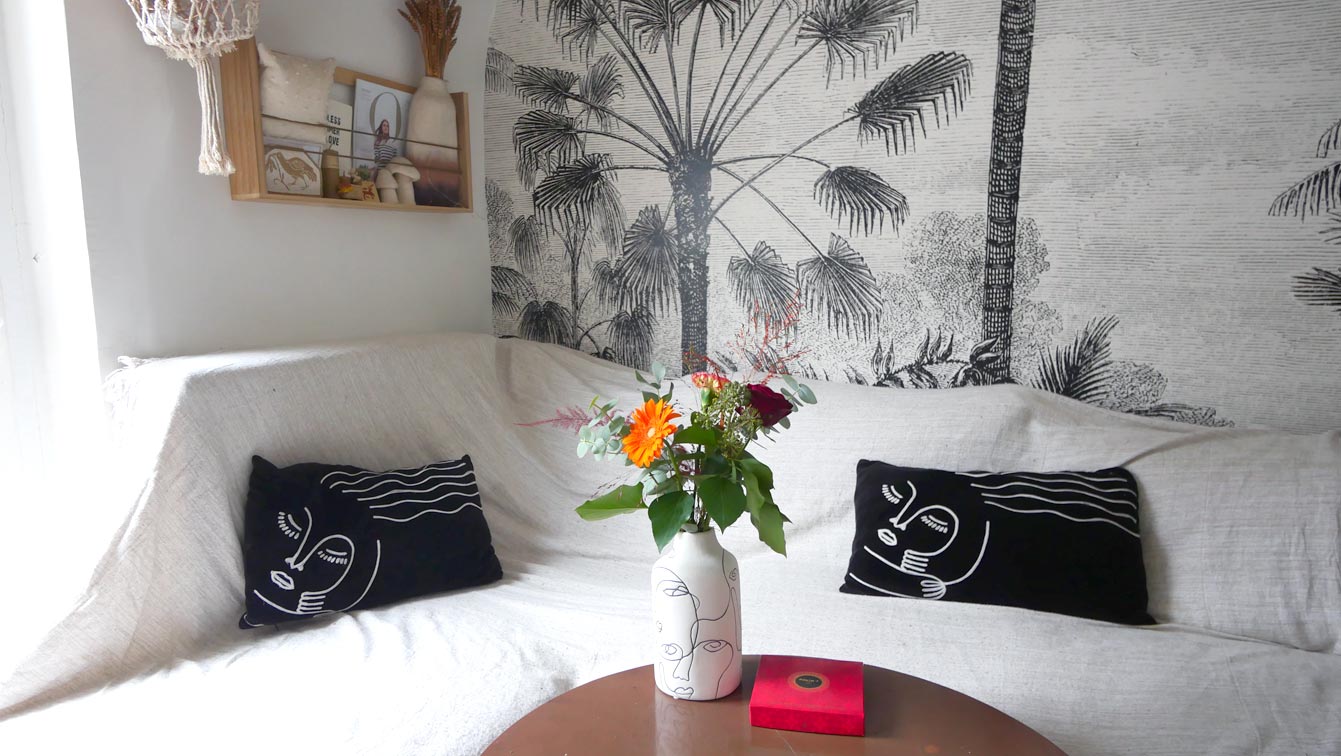 Bouquet automnal dans un intérieur