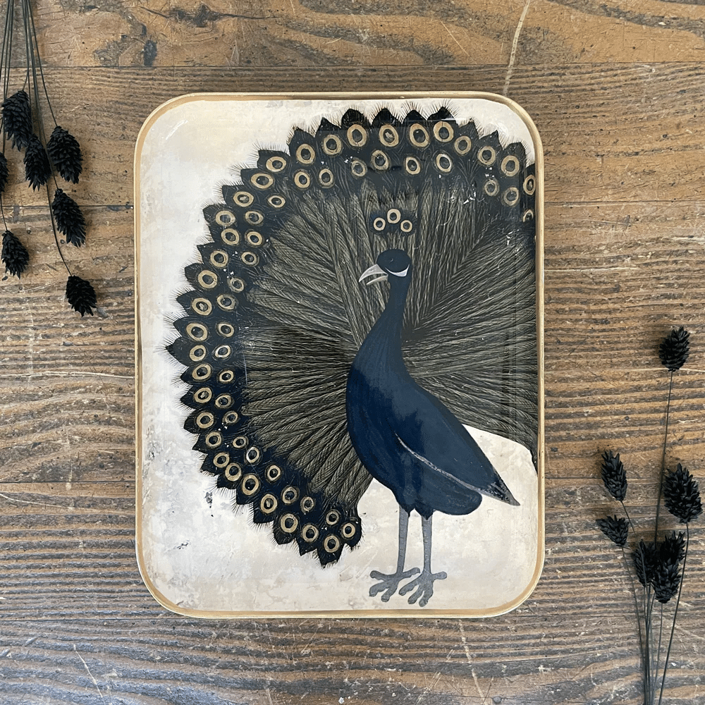 BONCOEUR | Demi plateau - paon