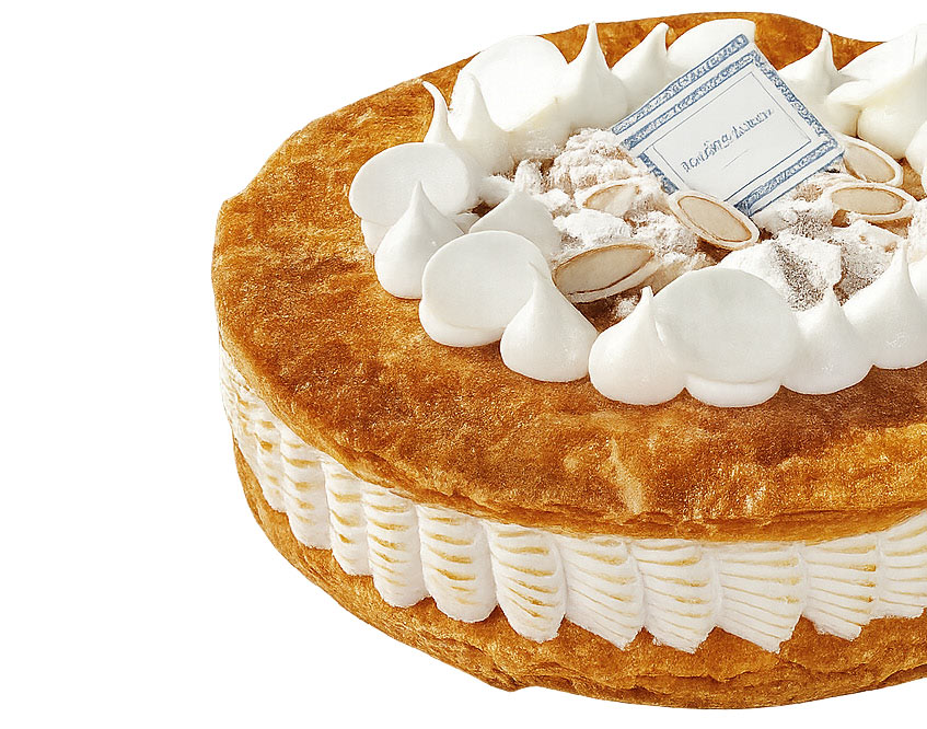UNE GLACE A PARIS | Galette des rois glacée «Amande en chaud-froid»