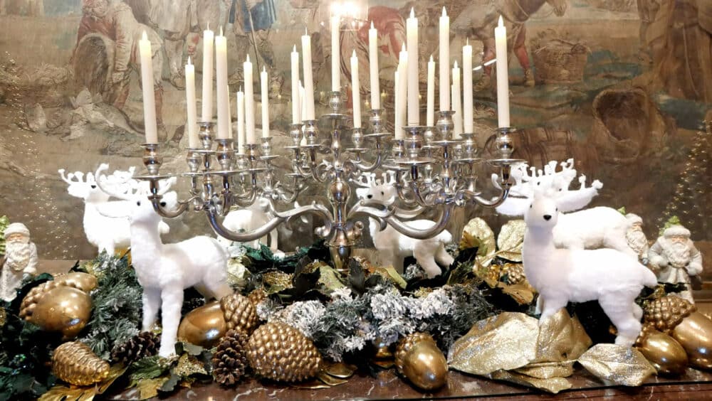 Déco de Noel, château de Cheverny