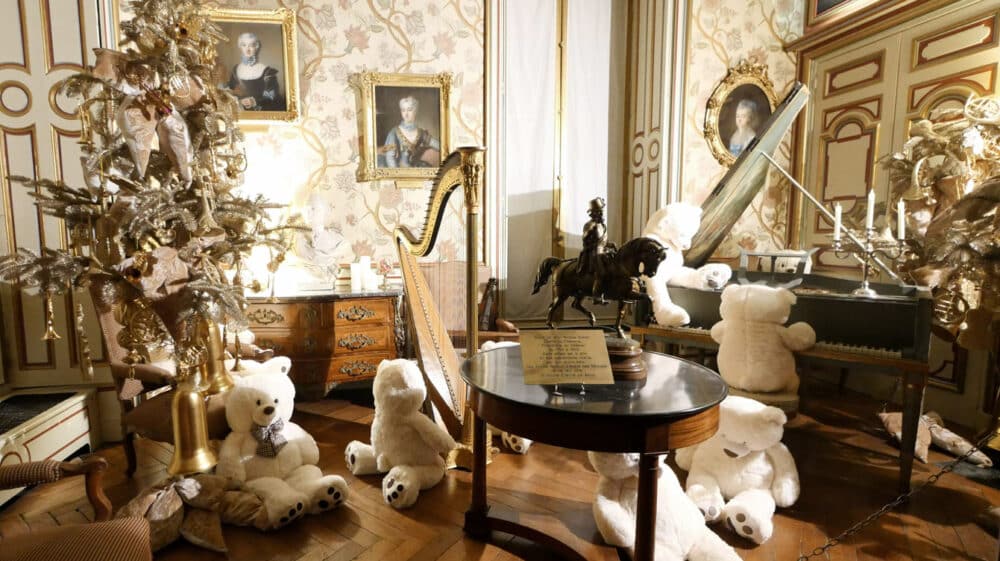 Déco de Noel, château de Cheverny