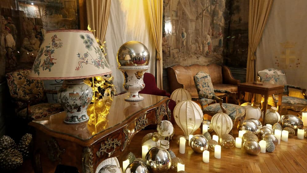 Déco de Noel, château de Cheverny