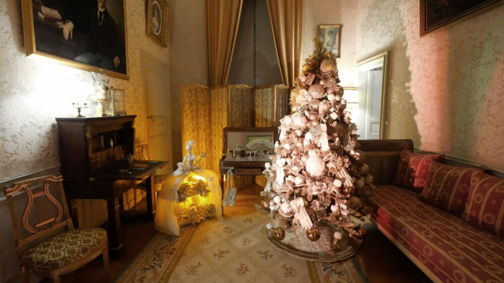 Déco de Noel, château de Cheverny