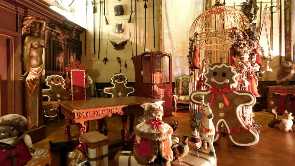 Déco de Noel, château de Cheverny
