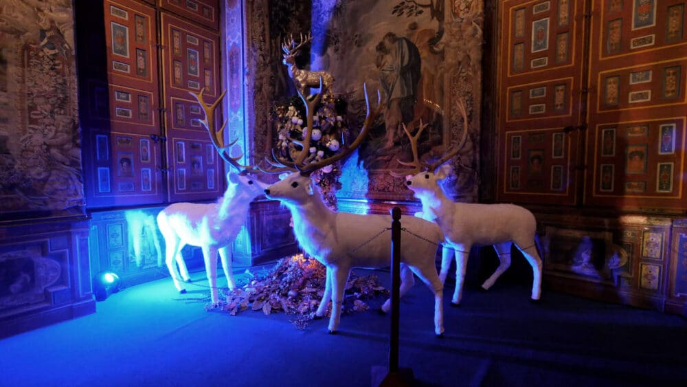 Déco de Noel, château de Cheverny